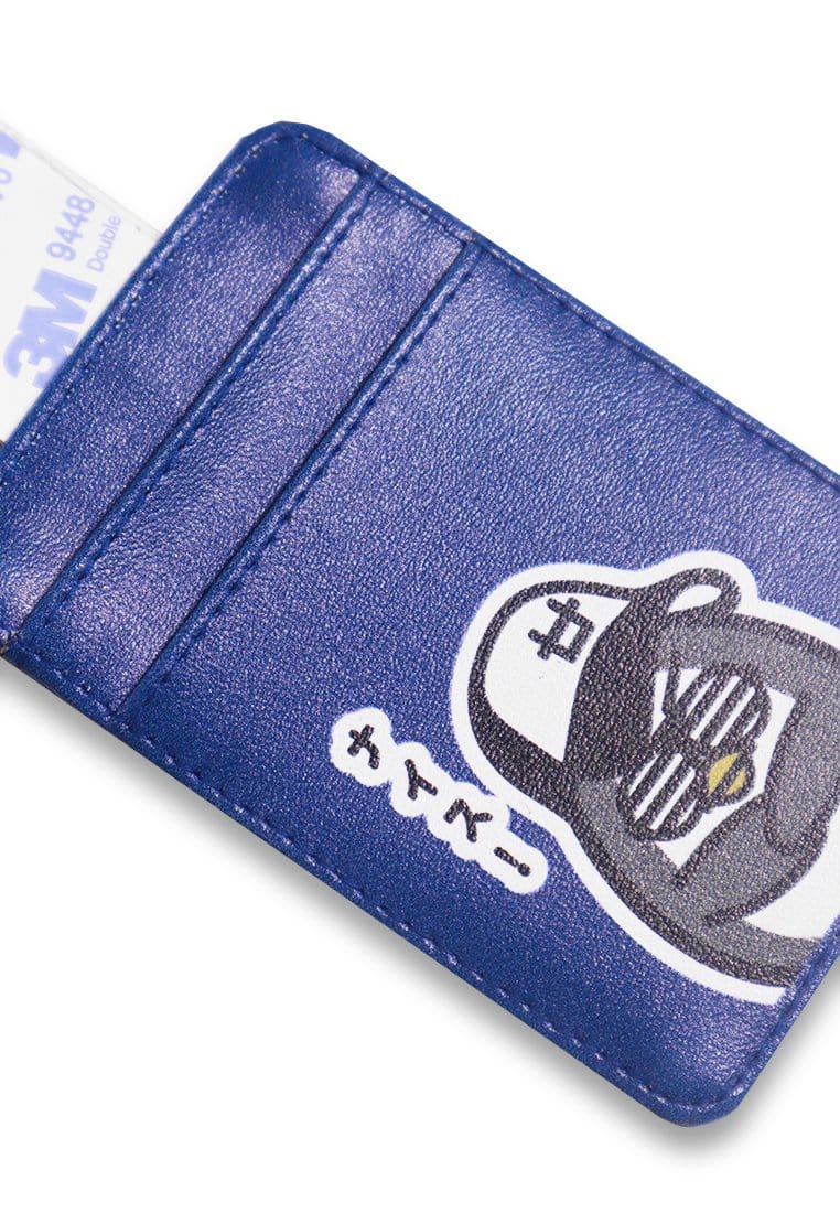Td Friends AMB82 2-In-1 Wallet Cardcase Pop Socket Tripod Handphone Tdfriends Dj Rock Navy
