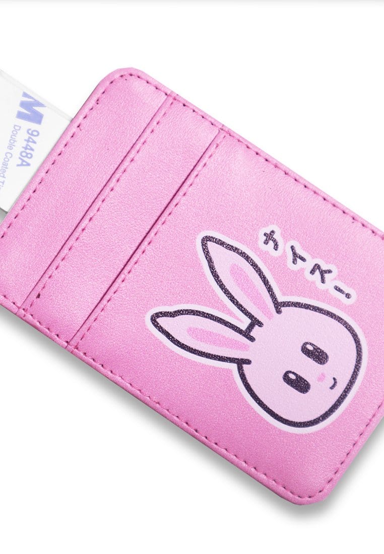 Td Friends AMB87 2-in-1 Wallet Cardcase Pop Socket Tripod Handphone Td Friends Angel B Pink