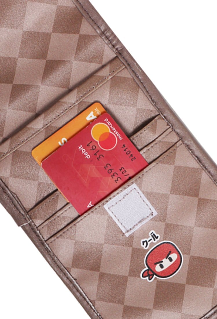 Td Friends AMB95 Dompet Gantung Kalung Leher Multifungsi Handphone Touchscreen Ninja Coklat