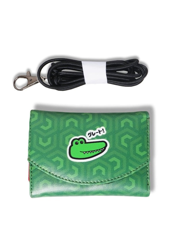 Td Friends AMC02 Dompet Wallet Kalung ID Card Draco Hijau