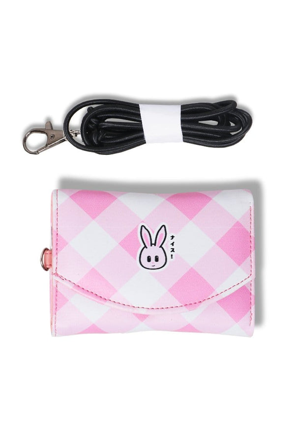 Td Friends AMC03 Dompet Wallet Kalung Id Card Angel B Pink