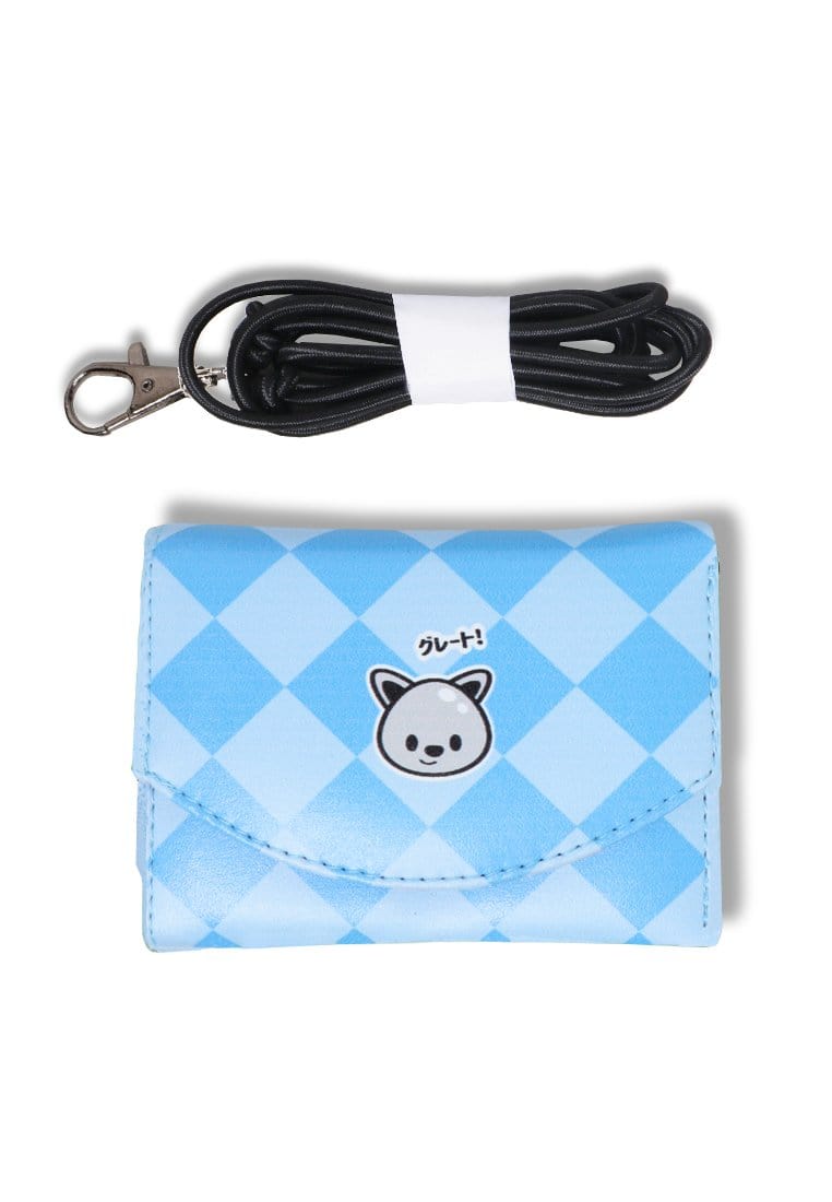 Td Friends AMC08 Dompet Wallet Kalung ID Card Tido Biru
