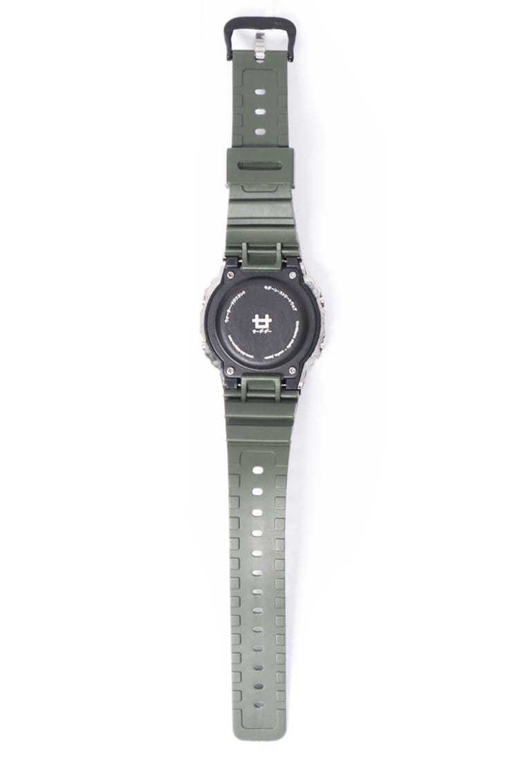 Third Day AMC20 Jam Tangan Digital Hijau Army Half Black Logo