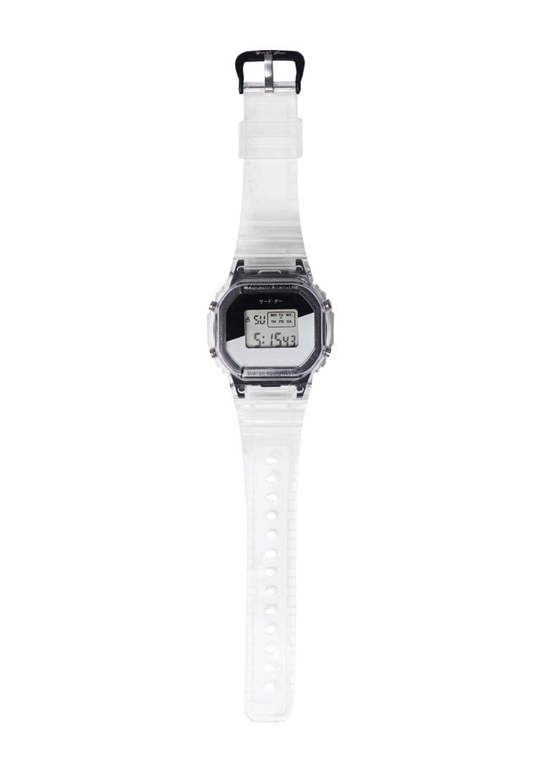 Third Day AMC21 Jam Tangan Digital Transparan Black White Katakana