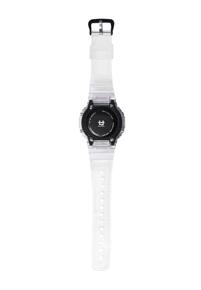 Third Day AMC21 Jam Tangan Digital Transparan Black White Katakana