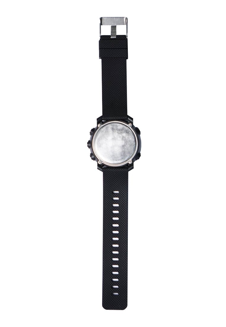 Third Day AMC40 Jam Tangan Circle Watch Black Stripe Katakana