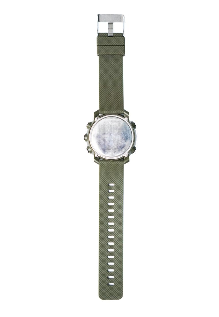 Third Day AMC41 Jam Tangan Circle Watch Green Army Stripe Katakana