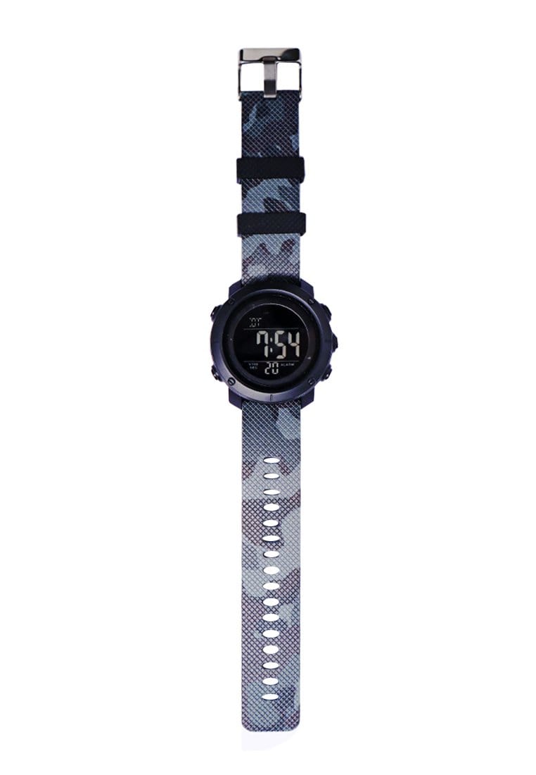 Third Day AMC42 Jam Tangan Circle Watch Camo Grey Stripe Katakana