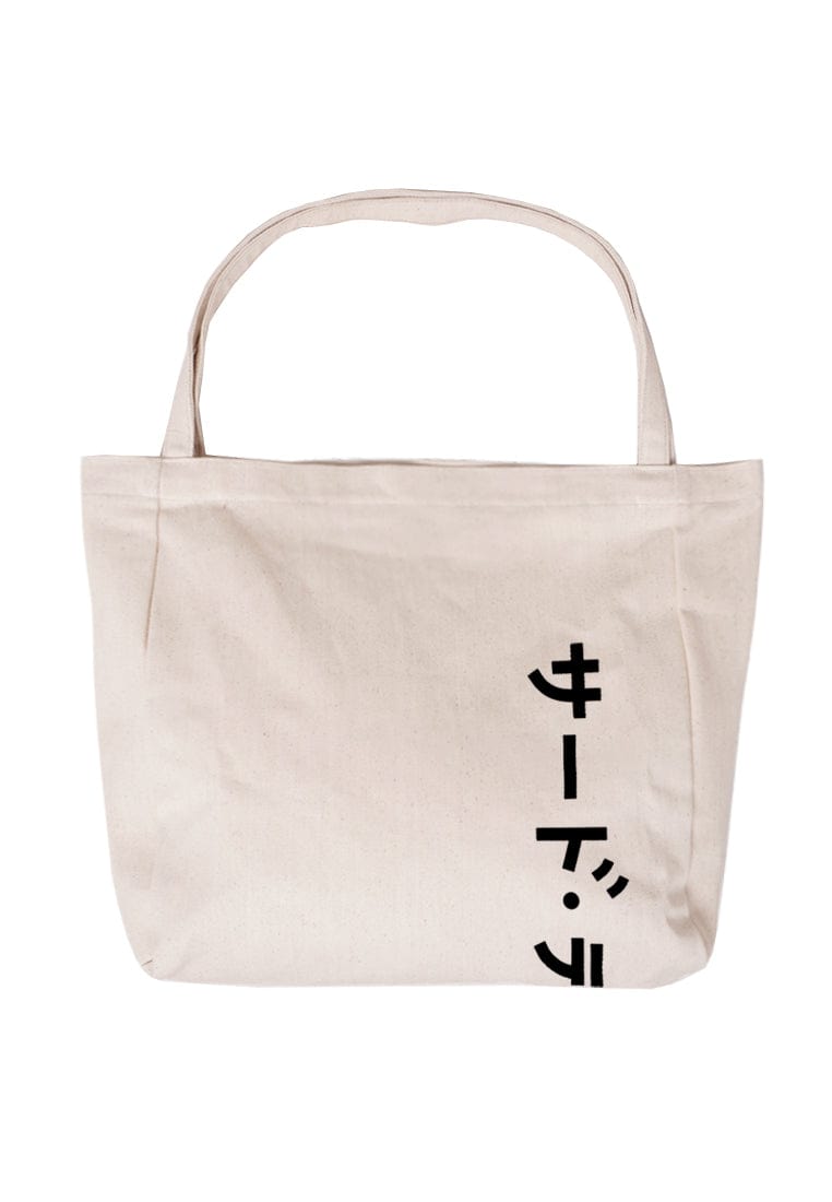 Third Day AMC54 Totebag Thirdday Big Katakana Vertikal Broken White