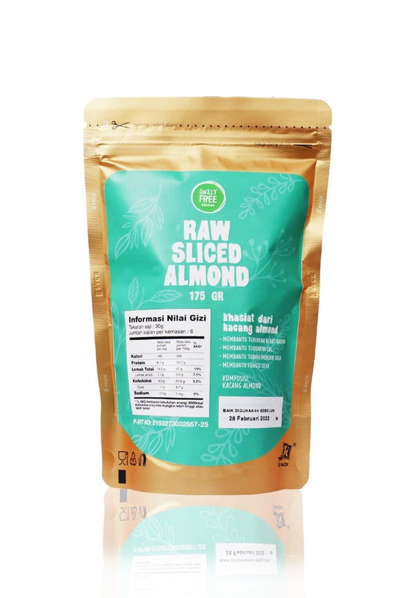 TS004 GFK Roasted Slice Almond 175gr