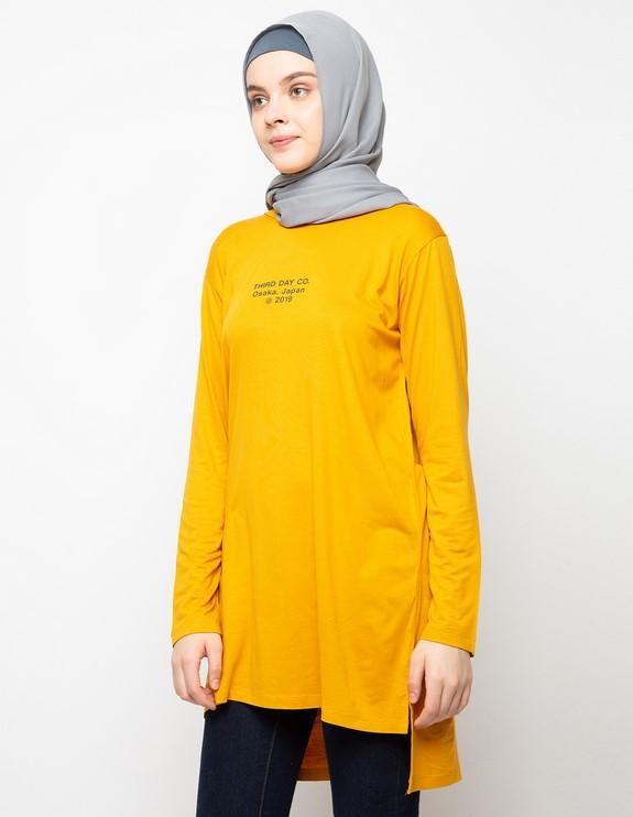 Third Day LTC27 mls thirddayco osaka japan kuning mustard kaos hijab lengan panjang
