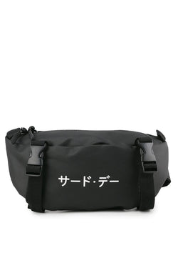 Third Day AMA71 Tas selempang sepeda waist bag 2-in1 katakana black
