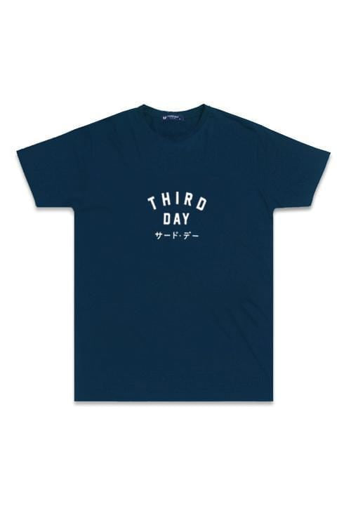 Third Day MTH35 Td simple kaos tangan pendek unisex navy