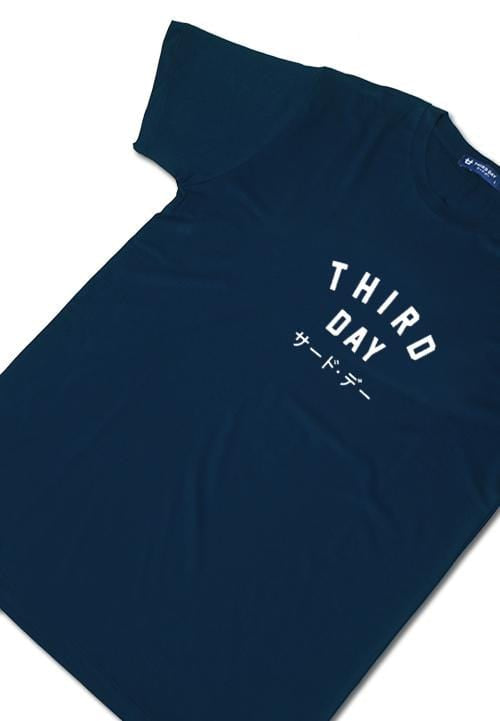 Third Day MTH35 Td simple kaos tangan pendek unisex navy