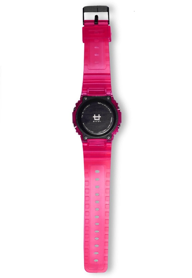 Td Friends AMB75 Jam Tangan Digital Pink White Angel-b Katakana