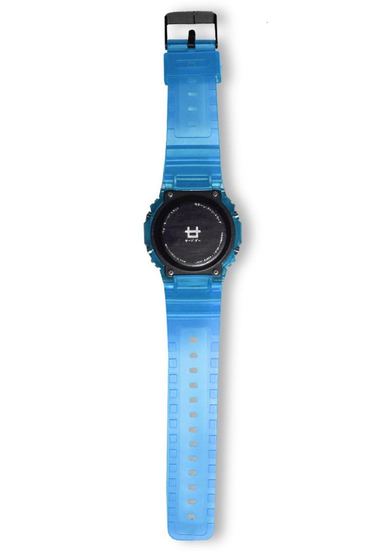 Third Day AMB74 Jam Tangan Digital Blue White Stripe Hazi Katakana