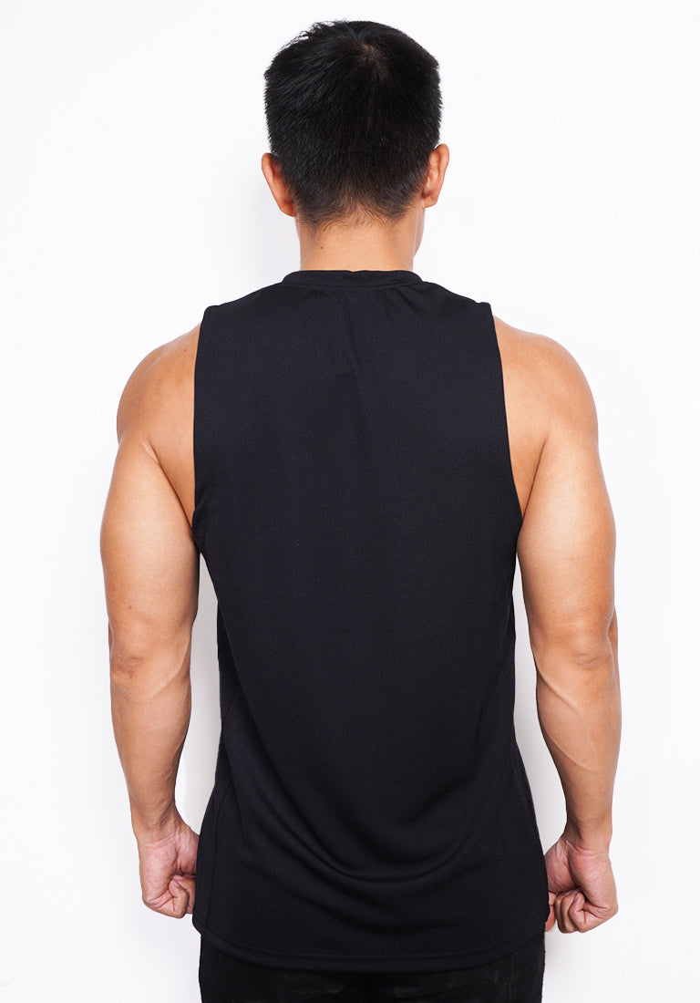 TD Active MS184 kaos gym tank top kutang singlet LIFTVERSITY hitam