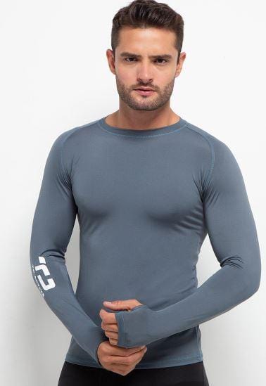 Td Active MS140 Baselayer Inner Pria Sport Thumbhole Abu Tua