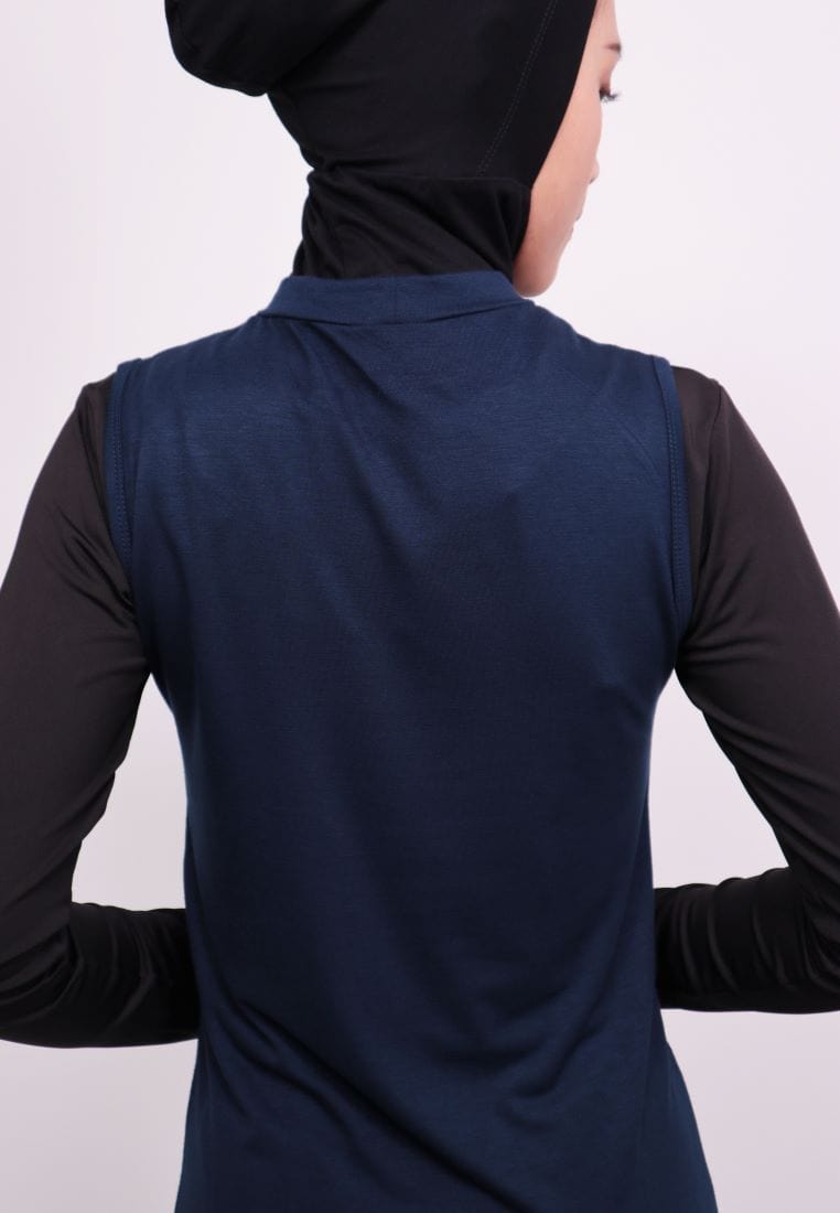 Daw Project DA011 Atasan Manset Inner Kutung Turtleneck Navy