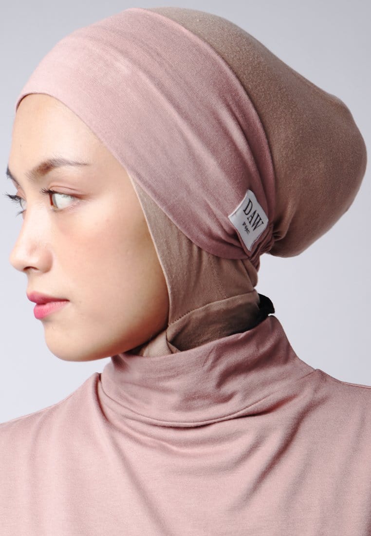 Daw Project DC005 Manset Leher Neck Cover + Bando Coklat Susu