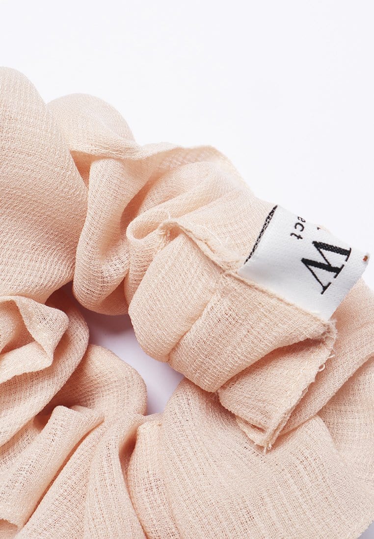 Daw Project DC011 Scrunchie Hijab Coklat Susu