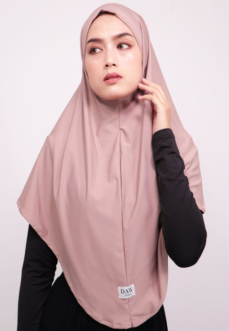 Daw Project DH006 Hijab Instan Sofia Mocca