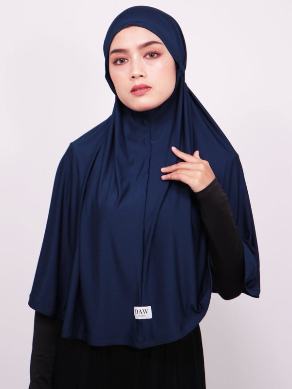 Daw Project DH008 Hijab Wina Navy