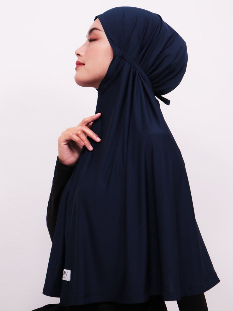 Daw Project DH008 Hijab Wina Navy