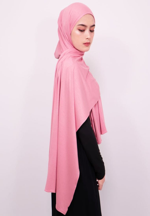 Daw Project DH016 Milan Hijab Pashmina Spandex Dusty pink