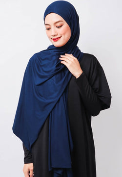 Daw Project DH043 Hijab Pashmina Instan Navy