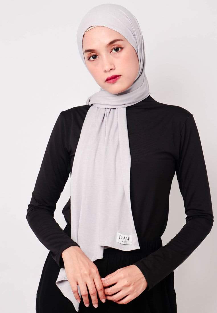 Daw Project DH044 Hijab Pashmina milan Silver