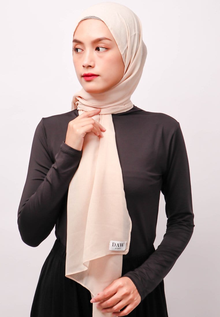 Daw Project DH057 Sevile Hijab Pashmina Coklat susu