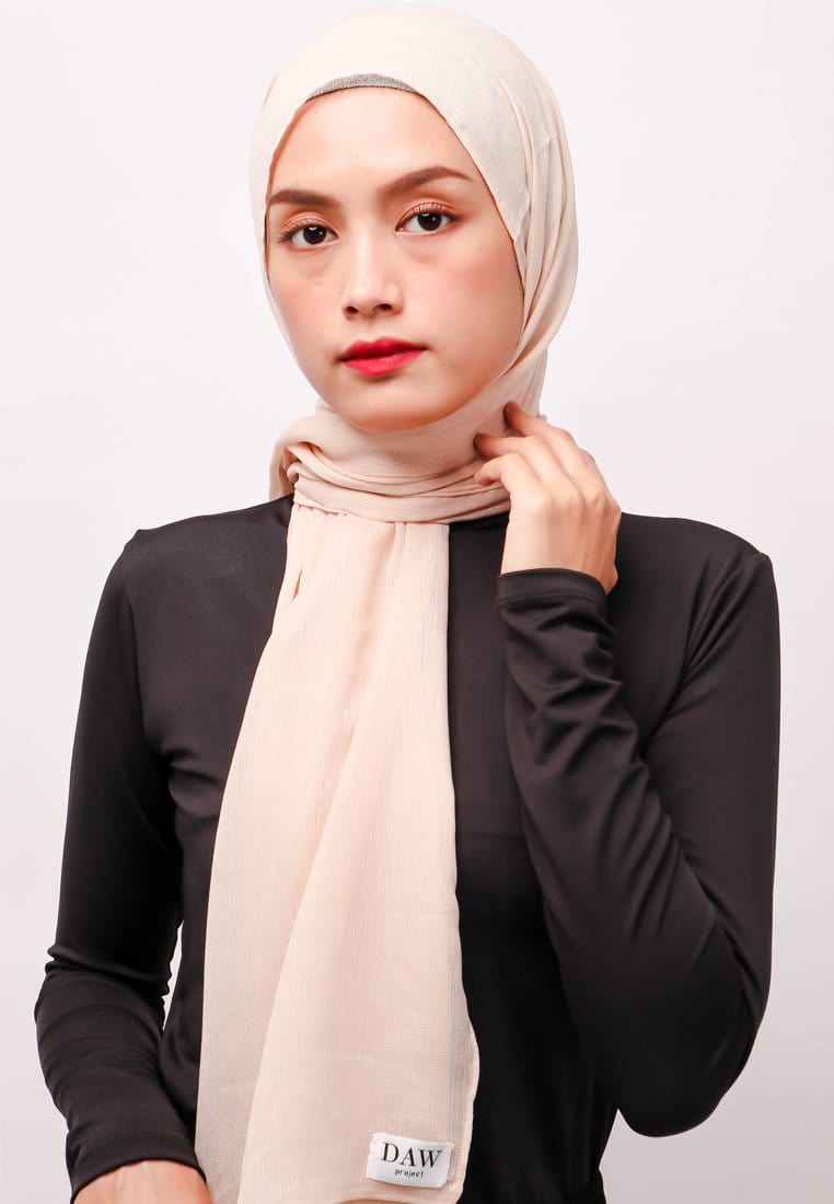 Daw Project DH057 Sevile Hijab Pashmina Coklat susu