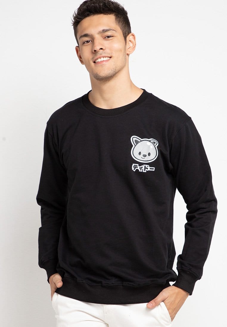 Td Friends MO178 Tido badge sweater unisex black