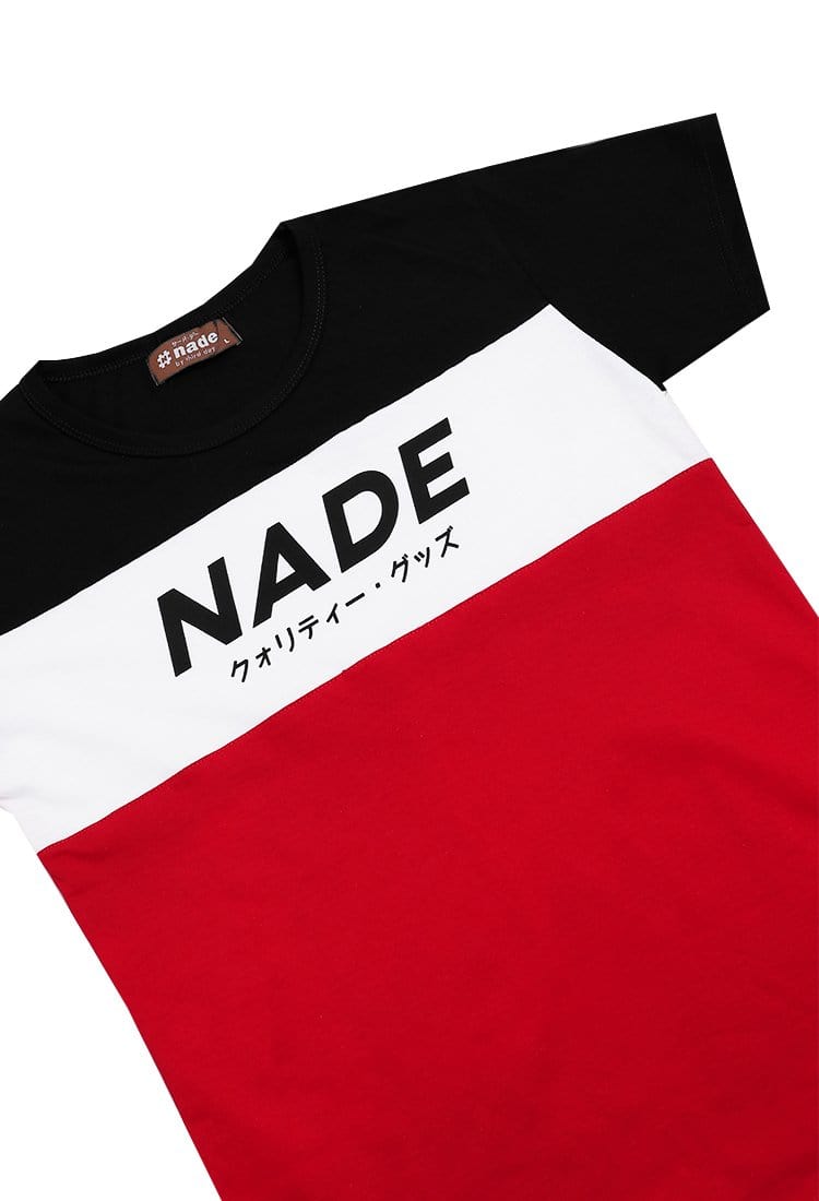 Nade Japan FT012 S/S LDS NADE RB NV-WH-RED