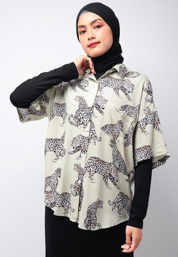 Nade Japan FTA15 PGG Peggy Go Leopard Hijau Mint