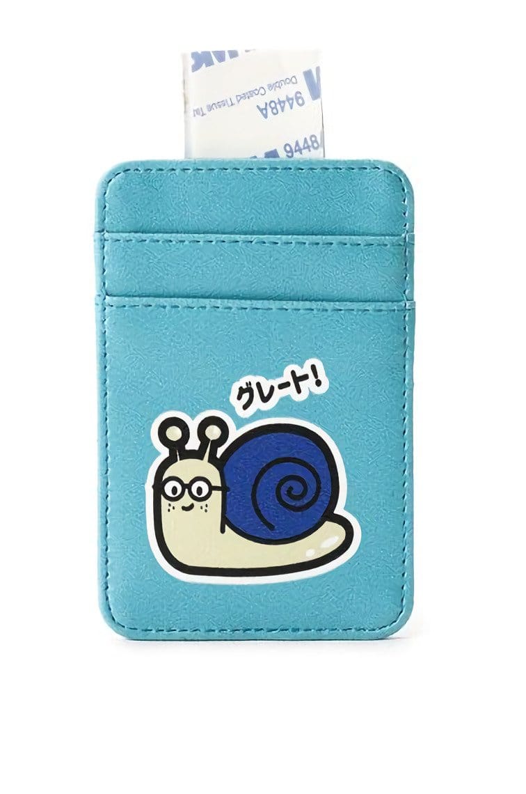 Td Friends AMB90 2-in-1 Wallet Cardcase Pop Socket Tripod Handphone Td Friends Hazi Aqua