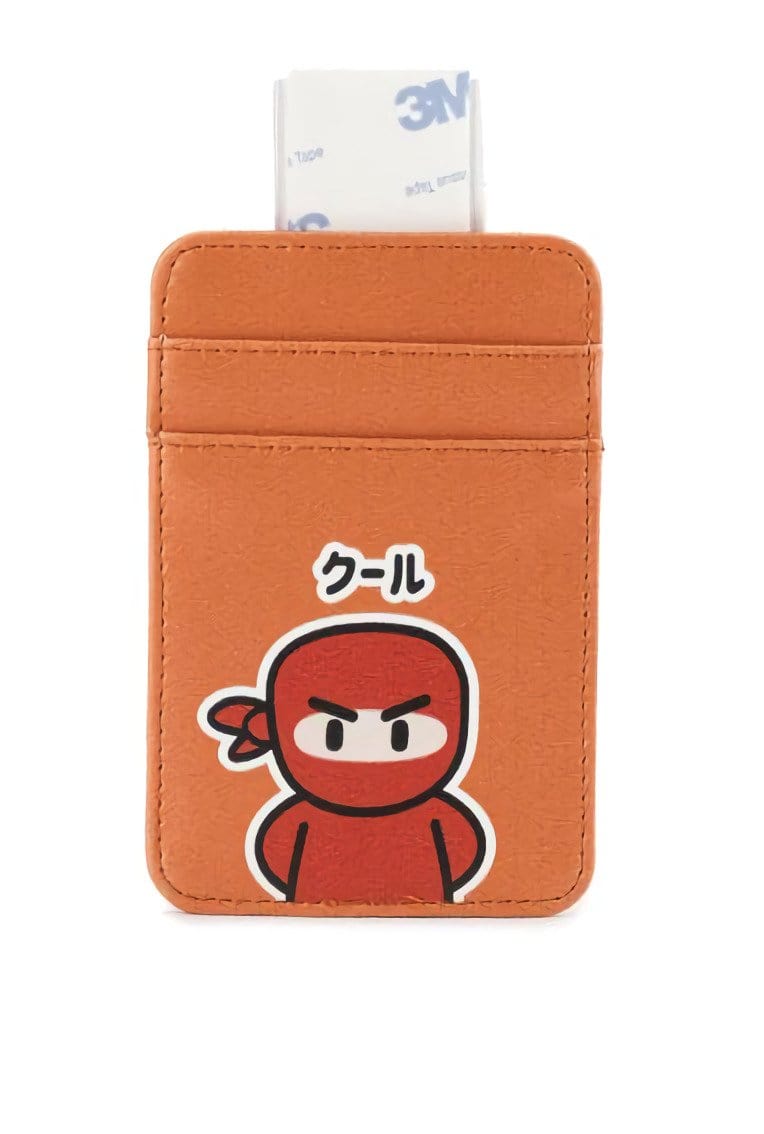 Td Friends AMB83 2-in-1 Wallet Cardcase Pop Socket Tripod Handphone Td Friends Ishikawa Orange