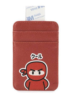 Td Friends AMB84 2-in-1 Wallet Cardcase Pop Socket Tripod Handphone Td friends Ishikawa Merah