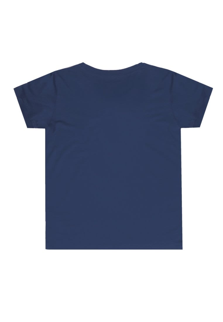 Td Kids KU017 Kaos Anak Boy Girl Lion Singa Navy