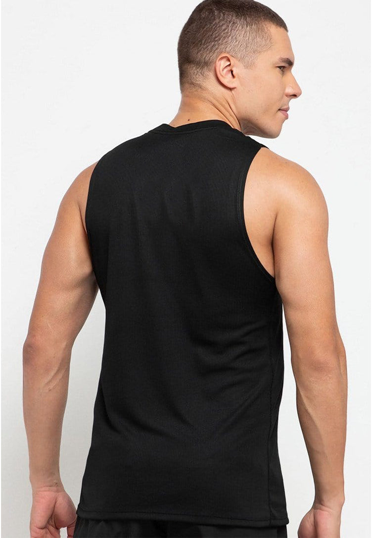 Td Active MS180 sleeveless kutung running jersey Run Slash TD hitam