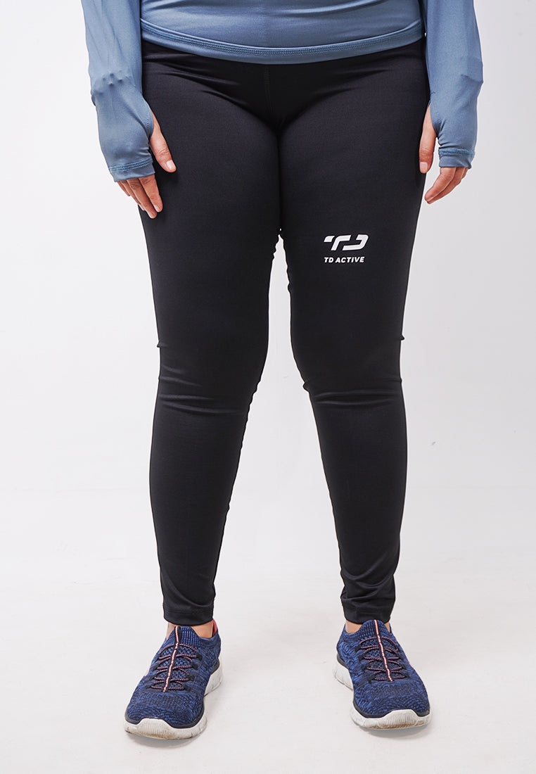 Td Active LB071 compression legging full line olahraga wanita black