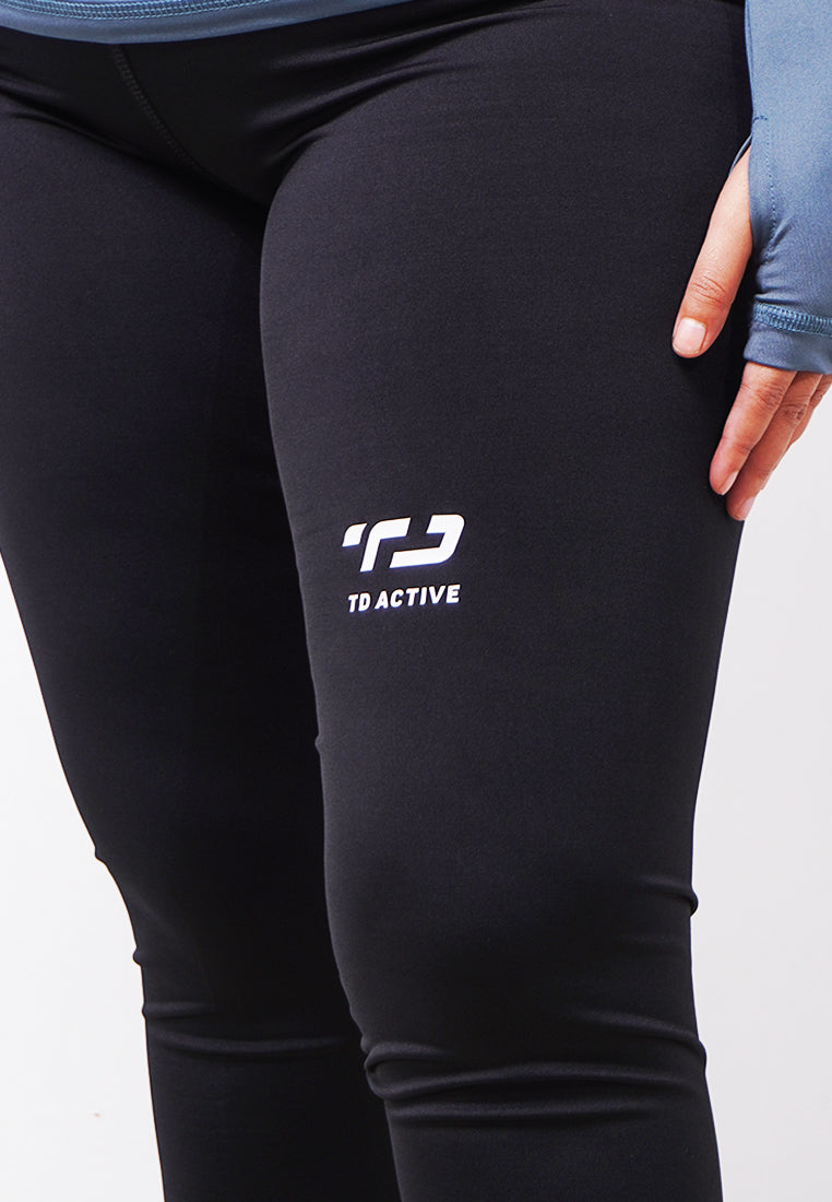 Td Active LB071 compression legging full line olahraga wanita black