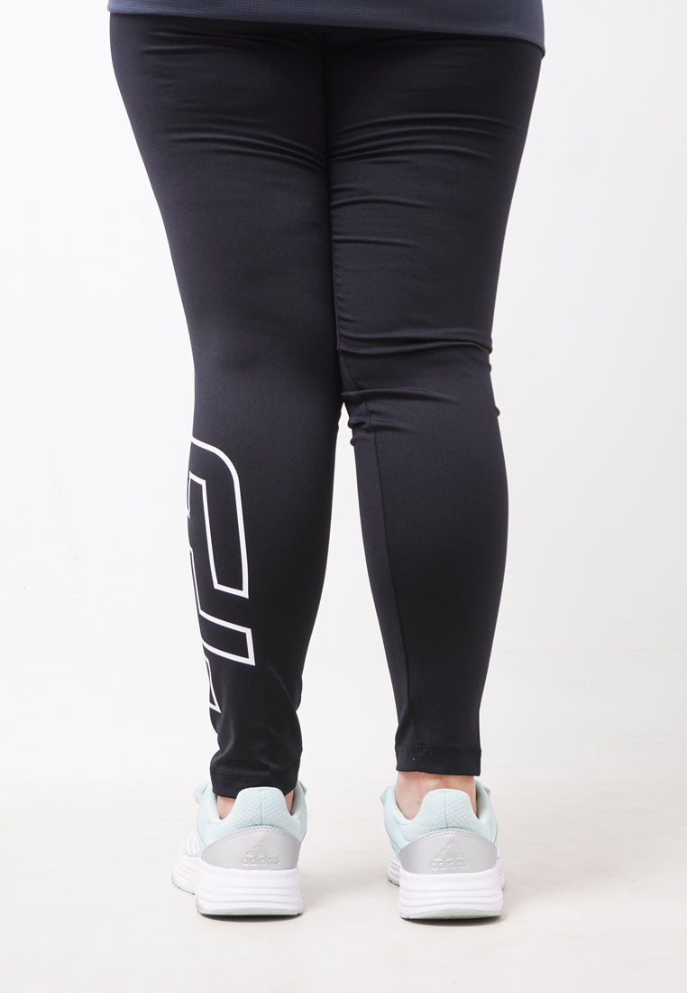 Td Active LB073 compression logo icon legging full line olahraga wanita black