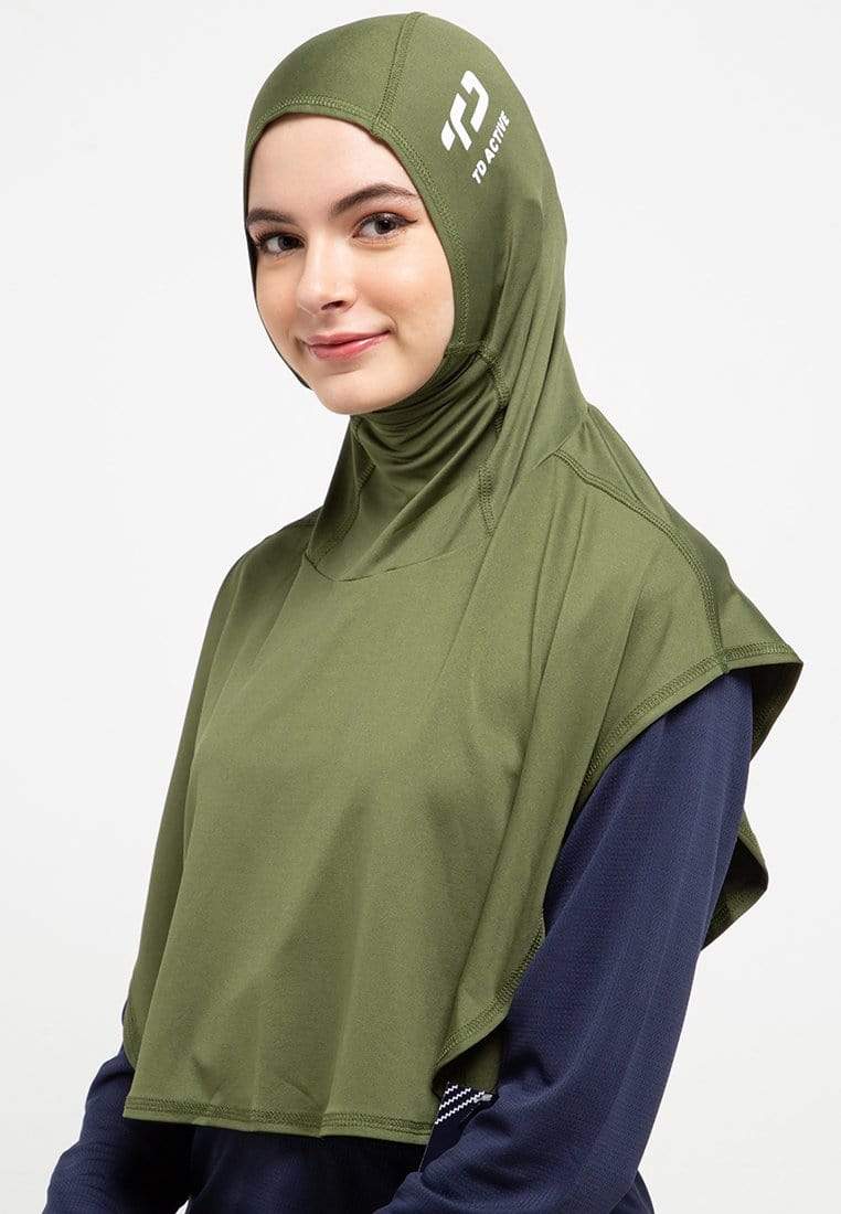 Td Active LH008 sport hijab delta green army