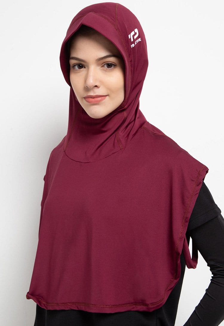 Td Active LH063 Td Active Sport Hijab Tetta Maroon