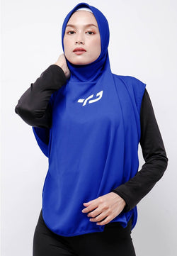 Td Active LH074 Hbs Hijab Sport Outer Senam 2-In-1 Hoodie Benhur