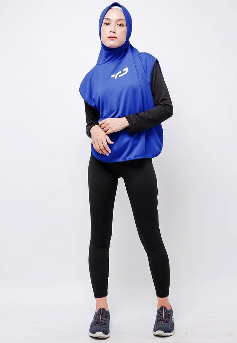 Td Active LH074 Hbs Hijab Sport Outer Senam 2-In-1 Hoodie Benhur