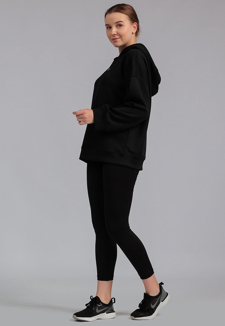 Third Day LO015 Over Shoulder Oversize Hoodie Logo Hitam