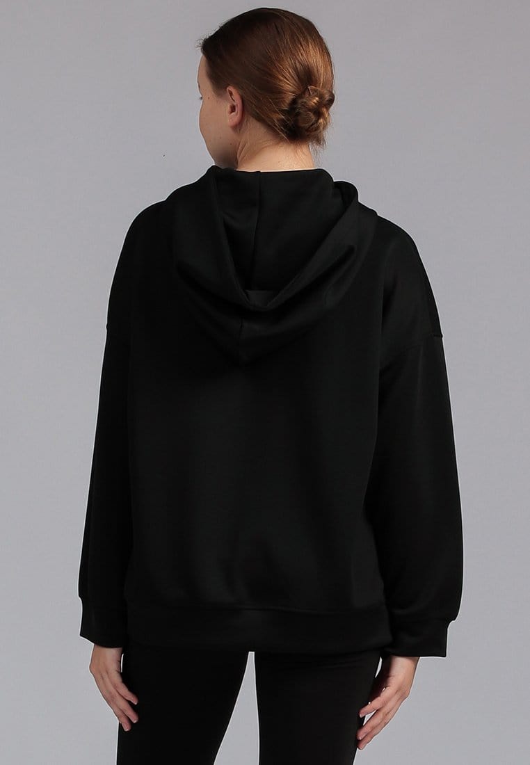 Third Day LO015 Over Shoulder Oversize Hoodie Logo Hitam